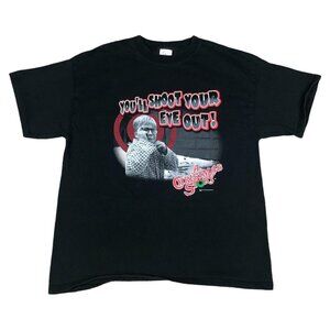 Vintage 2004 A Christmas Story‎ Quote Black Shirt Adult Size Large